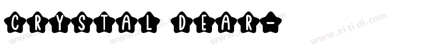 Crystal dear字体转换